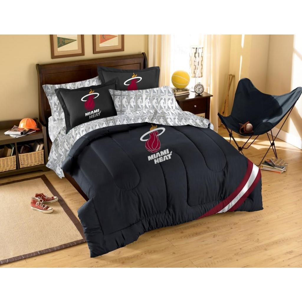 Shop The Northwest Company Nba Miami Heat 7 Piece Full Bed In A