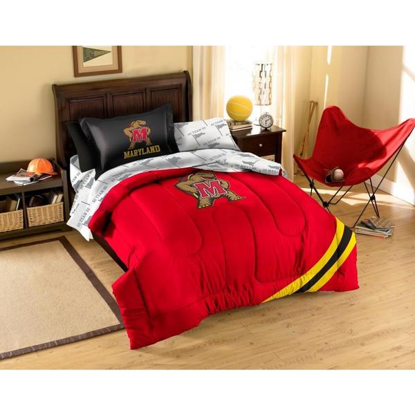 Universtiy of Maryland 7 piece Bed in a Bag Set   16446681  