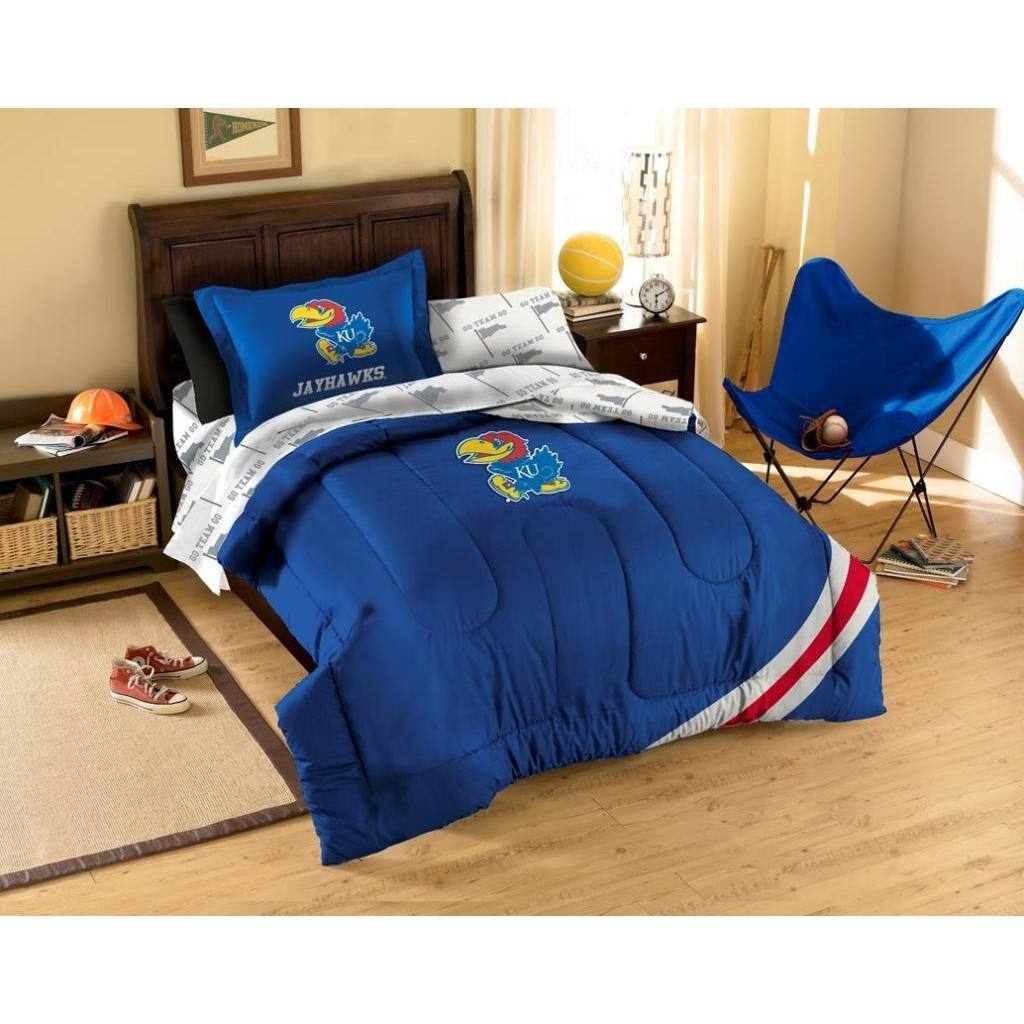 The Northwest Company Kansas University Jayhawks 7-piece Bed in a Bag Set