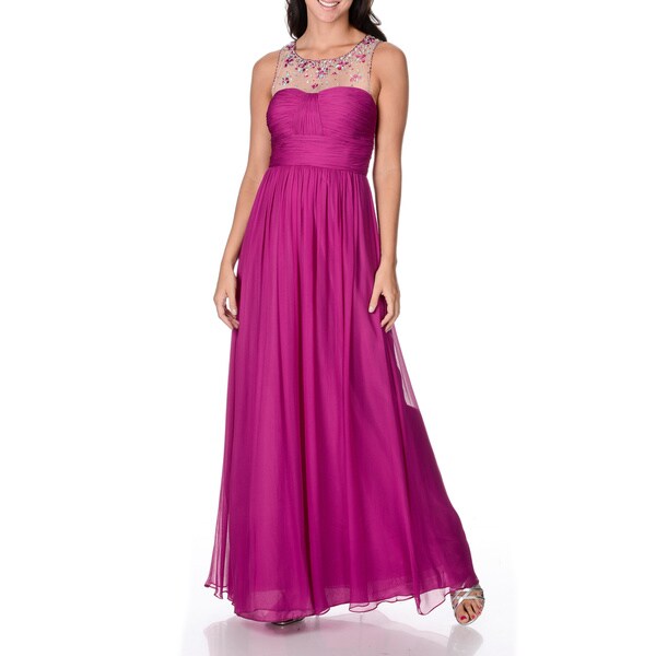 berry evening gown