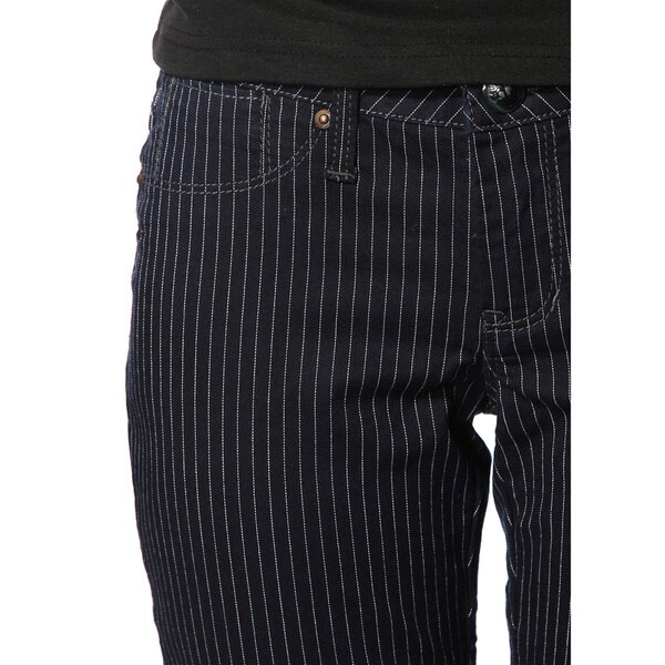 pinstripe skinny jeans
