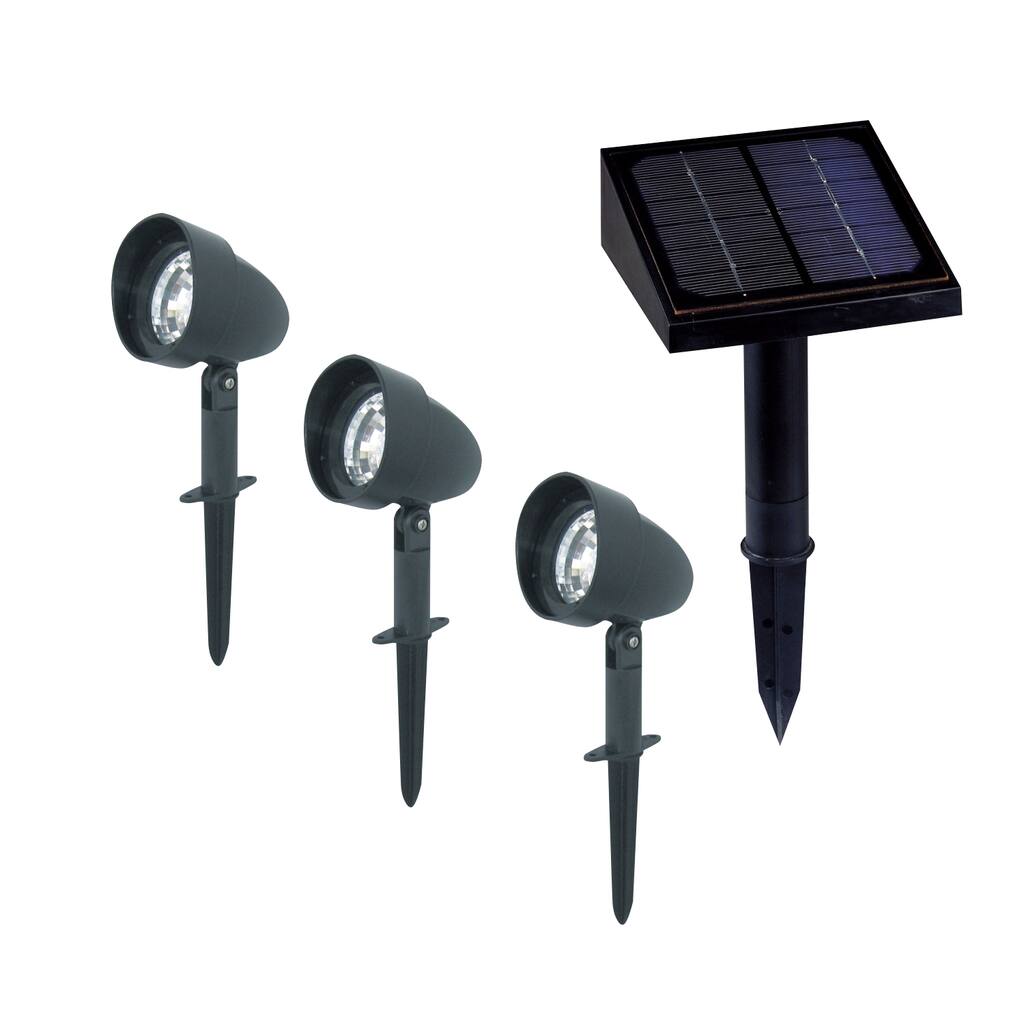 Solar Landscape Spotlights (Pack of 3)