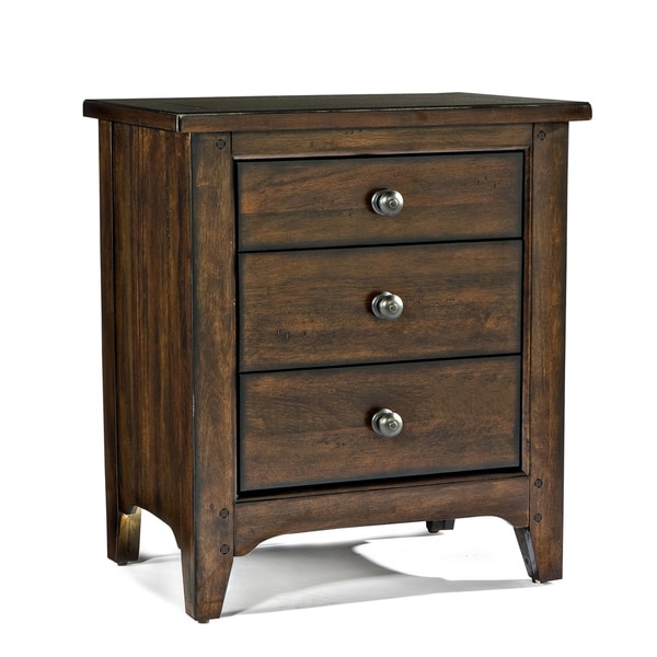 Shop Jackson Solid Wood 3drawer Nightstand Free Shipping Today