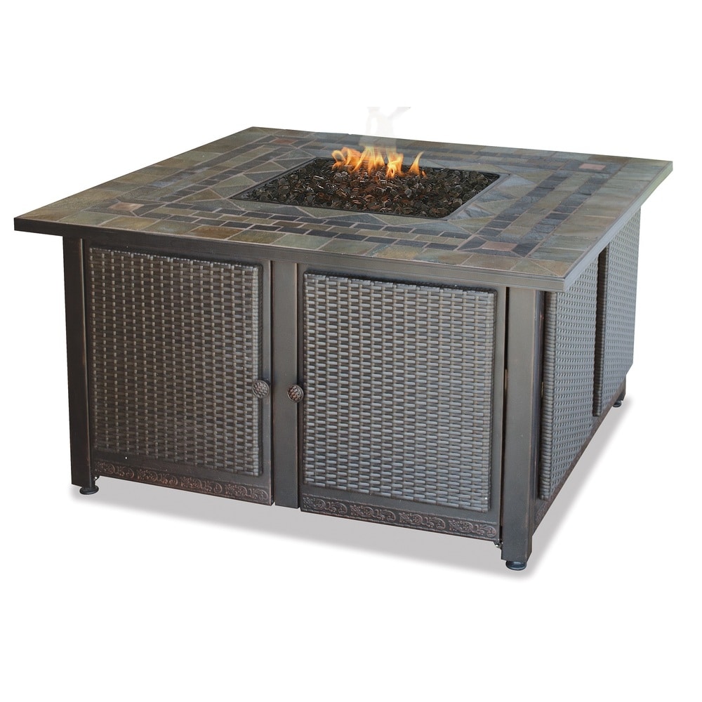 Mr. BarBQ ProductsEndless Summer LP Outdoor Fire Pit, Slate Tile