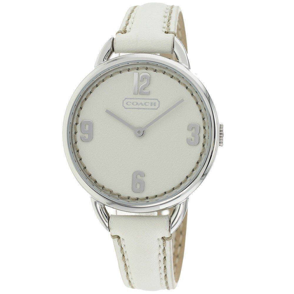 Coach Women's 14501806 Classic White Leather Watch