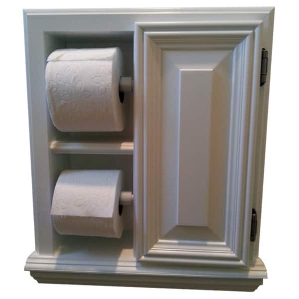 Shop Deltona Series Deluxe Recessed Toilet Paper Cabinet Free