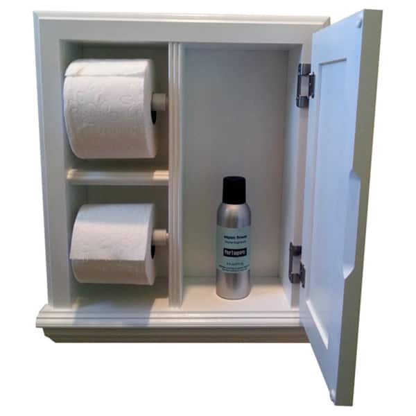 Shop Deltona Series Deluxe Recessed Toilet Paper Cabinet Free