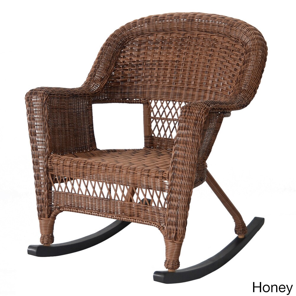 Shop Wicker Rocker Patio Chairs Set Of 2 Overstock 9286120