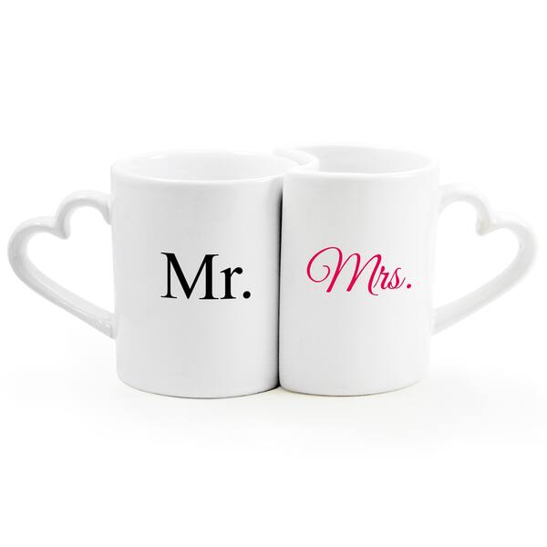 Mr. and Mrs. Coffee Mug 2-piece Set - Overstock - 9286210