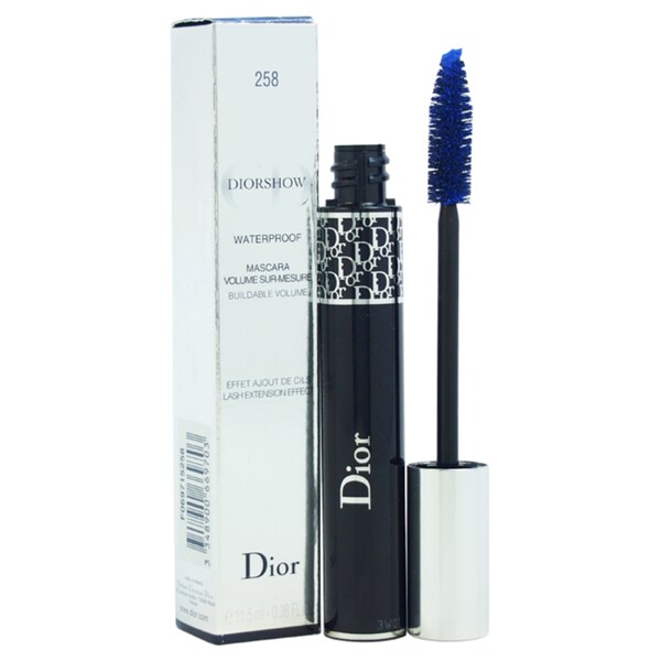 Diorshow Waterproof Buildable Volume 258 Blue Mascara Free Shipping