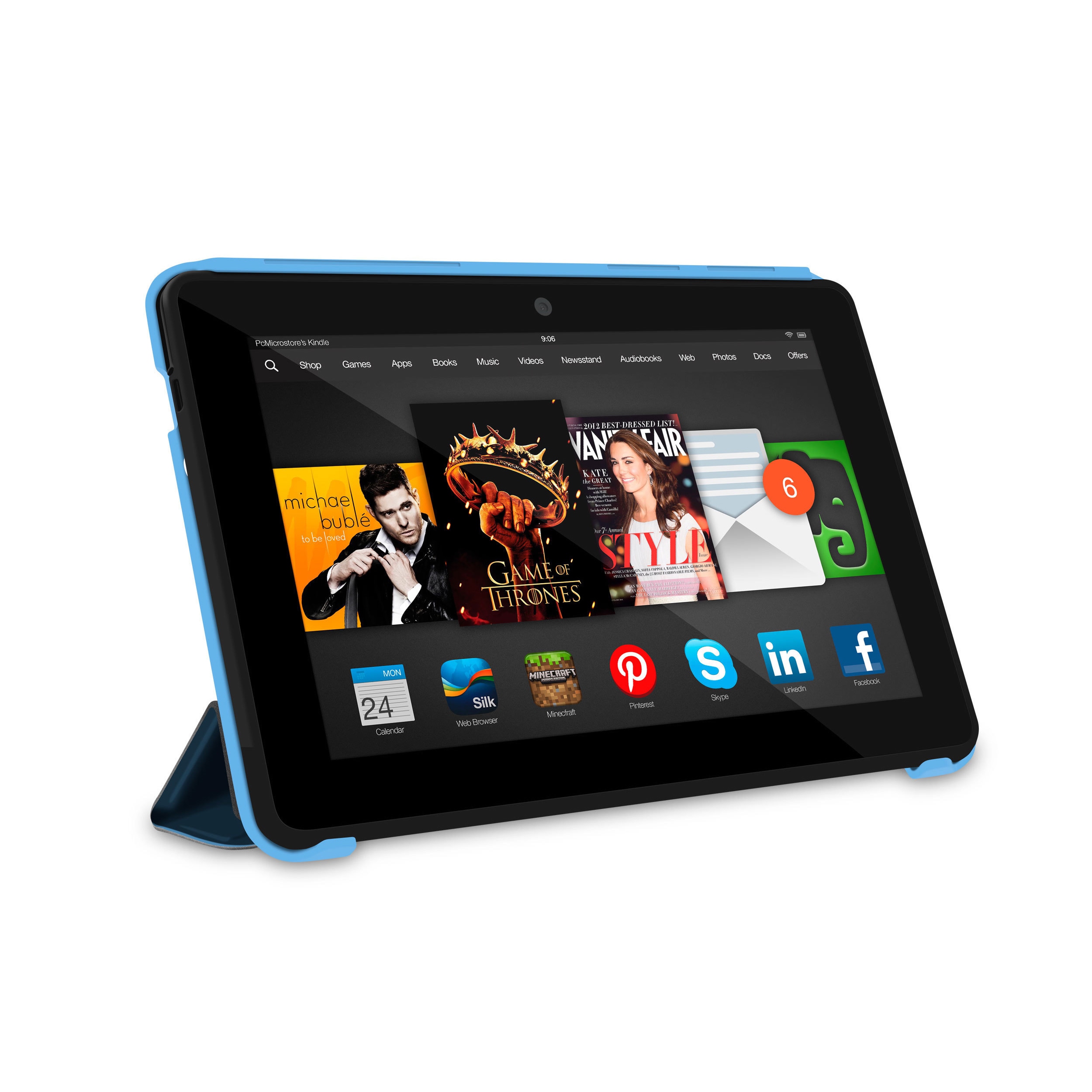 Roocase Slim Shell Origami Folio Case Smart Cover For Amazon Kindle Fire Hdx 7 Overstock 9289740