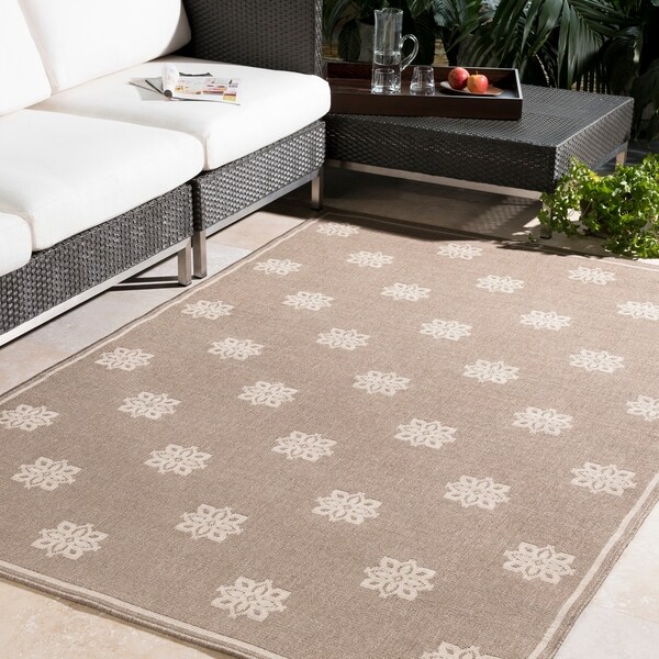 Jenna Contemporary Fl Indoor Outdoor Round Area