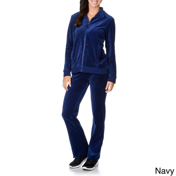 La Cera Women's Two-piece Sweat Suit - 16453072 - Overstock.com ...