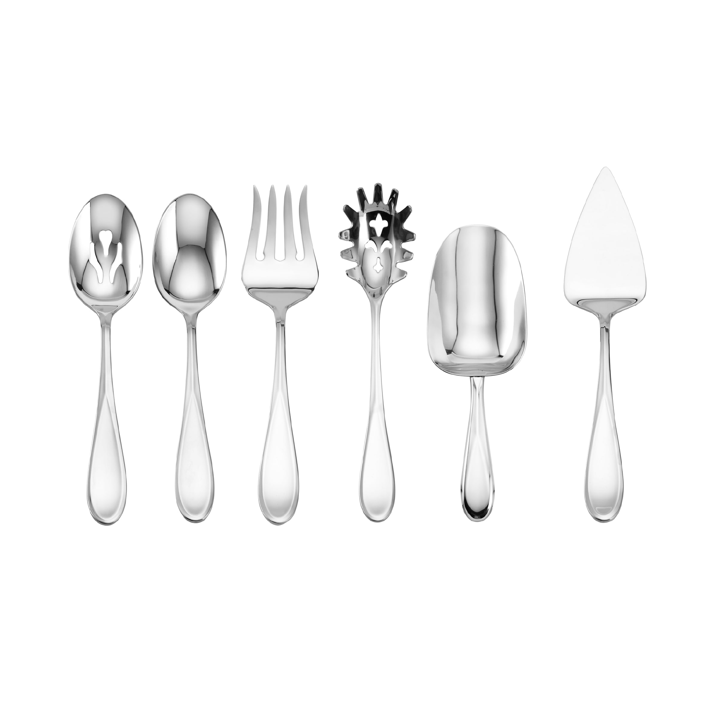 Home & Garden Mikasa Bravo 6 Piece Serving Set in Stainless Steel ...