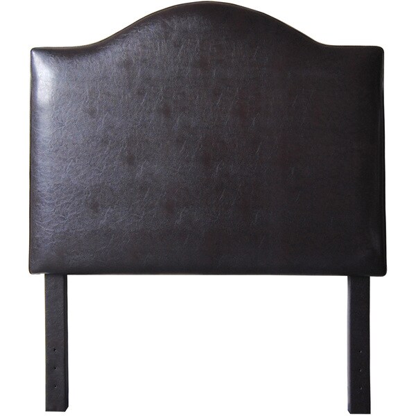 Royal Comfort Traditional Twin-size Faux Leather Headboard with Nail Head Trim