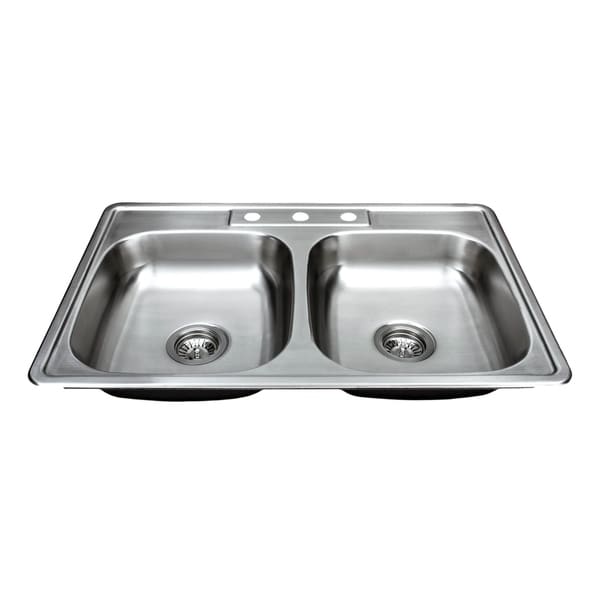 Wells Sinkware 20 Gauge ADA Topmount Double Bowl Stainless Steel ...