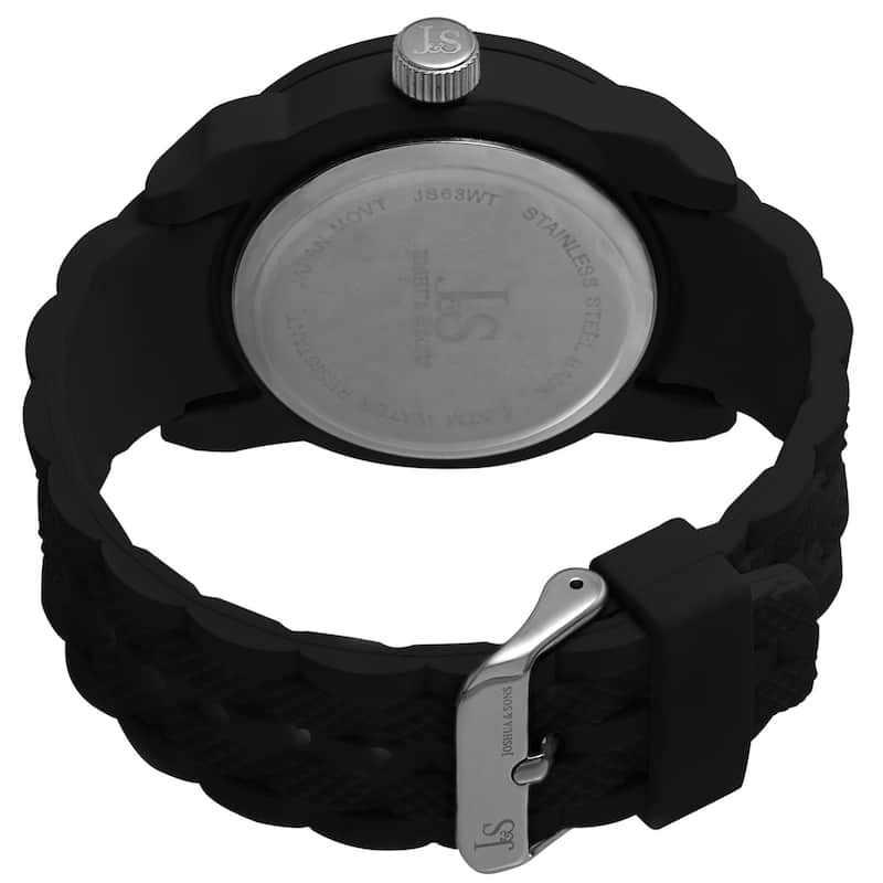 Joshua & Sons Men's Quartz Multifunction Strap/Bracelet Watch Set