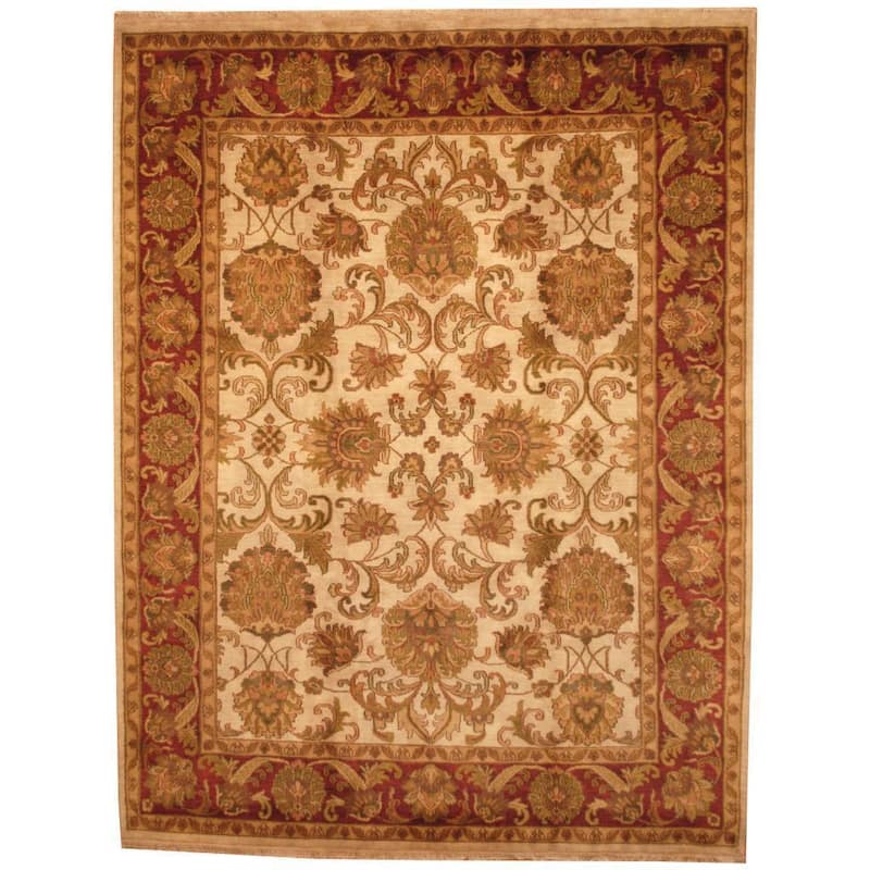 HERAT ORIENTAL Handmade Mahal Wool Rug - 8' x 10'6