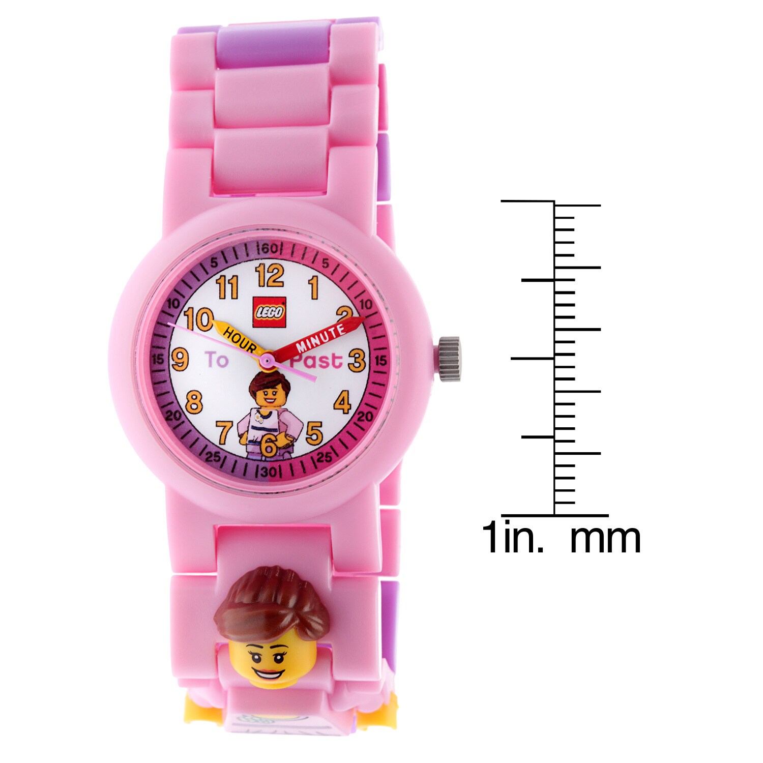 pink lego watch