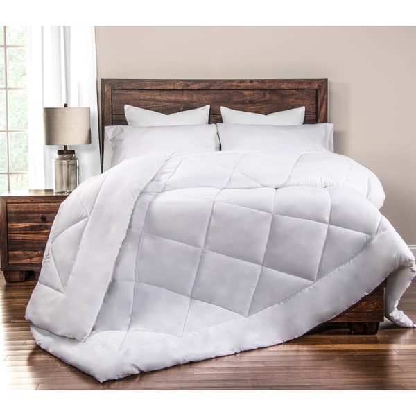 Soft Su Details about   JML Luxury Reversible All Season Down Alternative Comforter Queen Size 