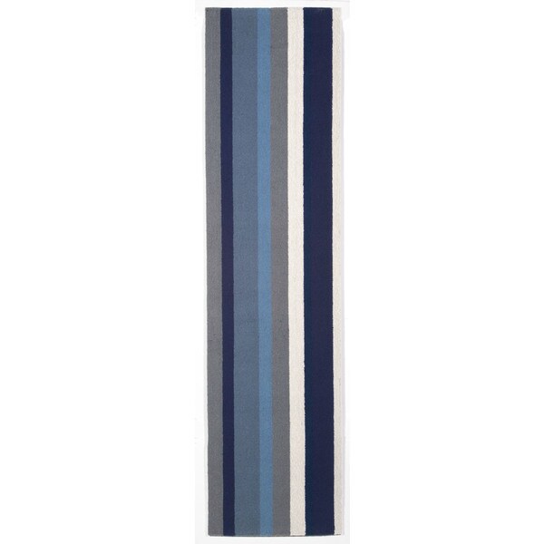 Bold Upright Marine Outdoor Rug (2'X8') Free Shipping Today