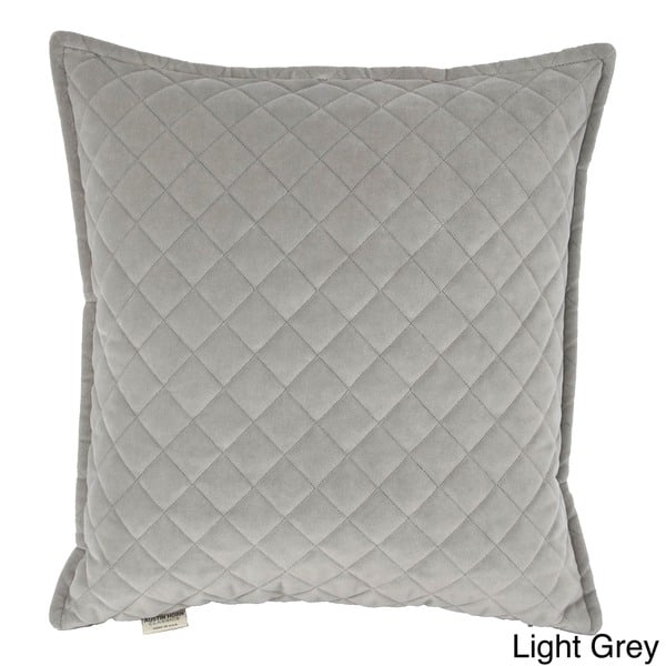 Austin Horn Classics Velvet Diamond 20-inch Luxury Zippered Pillow ...