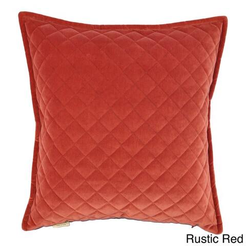 Austin Horn Classics Velvet Diamond 20-inch Luxury Zippered Pillow