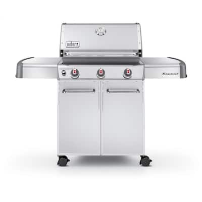 Weber 6650001 Genesis S-310 Stainless Steel 60-inch Freestanding Natural Gas Grill