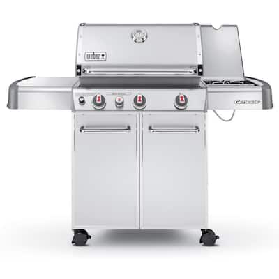 Weber 6570001 Genesis S-330 Stainless Steel 60-inch Freestanding LP Gas Grill