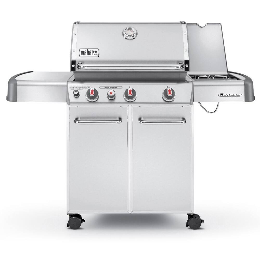 Weber 6570001 Genesis S-330 Stainless Steel 60-inch Freestanding LP Gas Grill