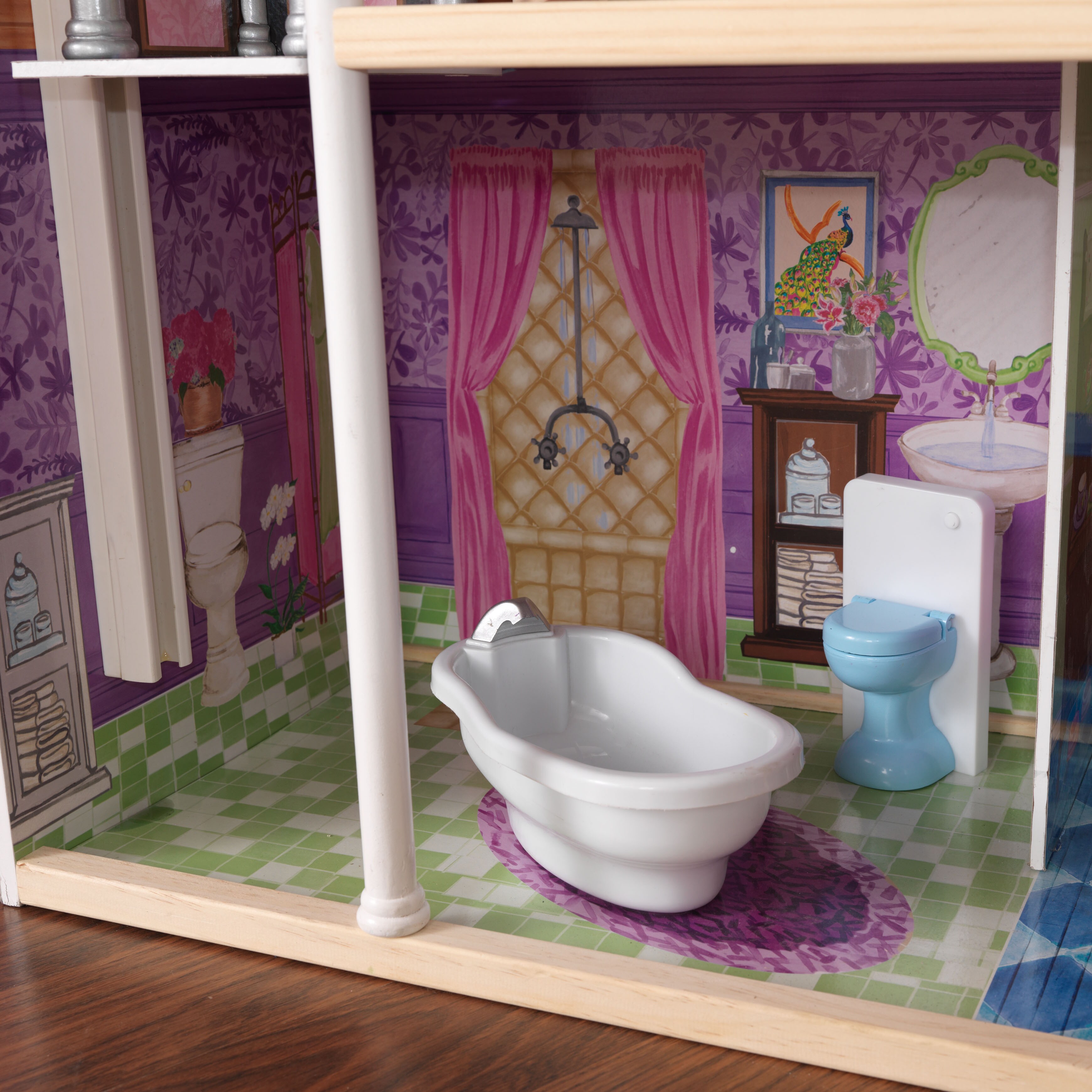 kidkraft my dreamy dollhouse with 14 accessories included