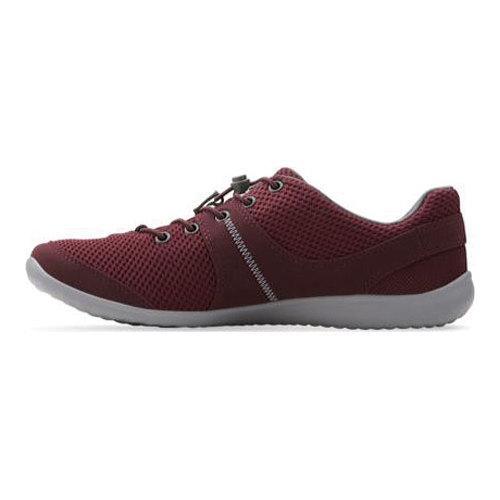 Women�s Clarks Charron Kelly Sneaker Burgundy Free