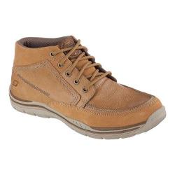 mens skechers brown expected cason boots