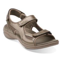 Women's Clarks InMotion Thorn Sandal Pewter Leather