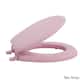 Achim Fantasia 17-inch Soft Standard Vinyl Toilet Seat - Pink