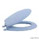 Achim Fantasia 17-inch Soft Standard Vinyl Toilet Seat - Light Blue
