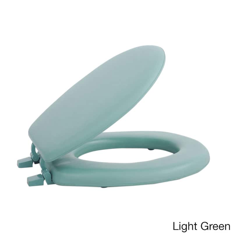 Achim Fantasia 17-inch Soft Standard Vinyl Toilet Seat - Green