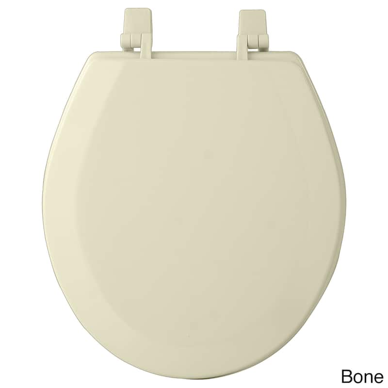 Achim Fantasia Wood 17-inch Standard Toilet Seat - Off-White