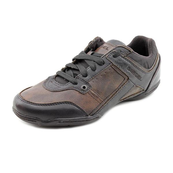 Shop Diesel Men�s �Excurse� Leather Athletic Shoe Free