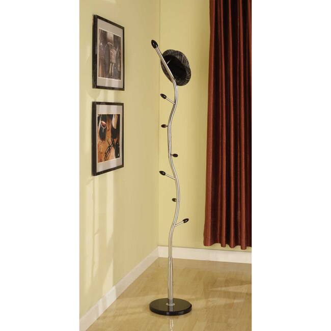 Stainless Steel Contemporary Coat Rack