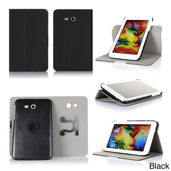 GearIT 360 Spinner Folio Rotating Case Cover for Samsung Galaxy Tab 3