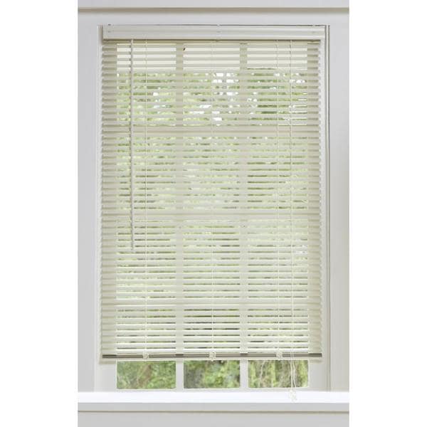 Aluminum Alabaster Window Blinds with 1-inch Slats