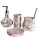 preview thumbnail 1 of 3, Creative Scents Milano Mother of Pearls Bathroom Accessories Set of 4