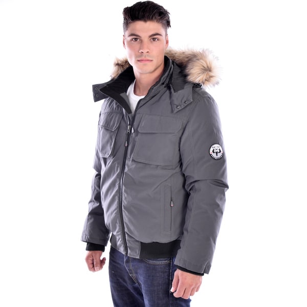 Men's Down-filled Jacket - Free Shipping Today - Overstock.com - 16467299