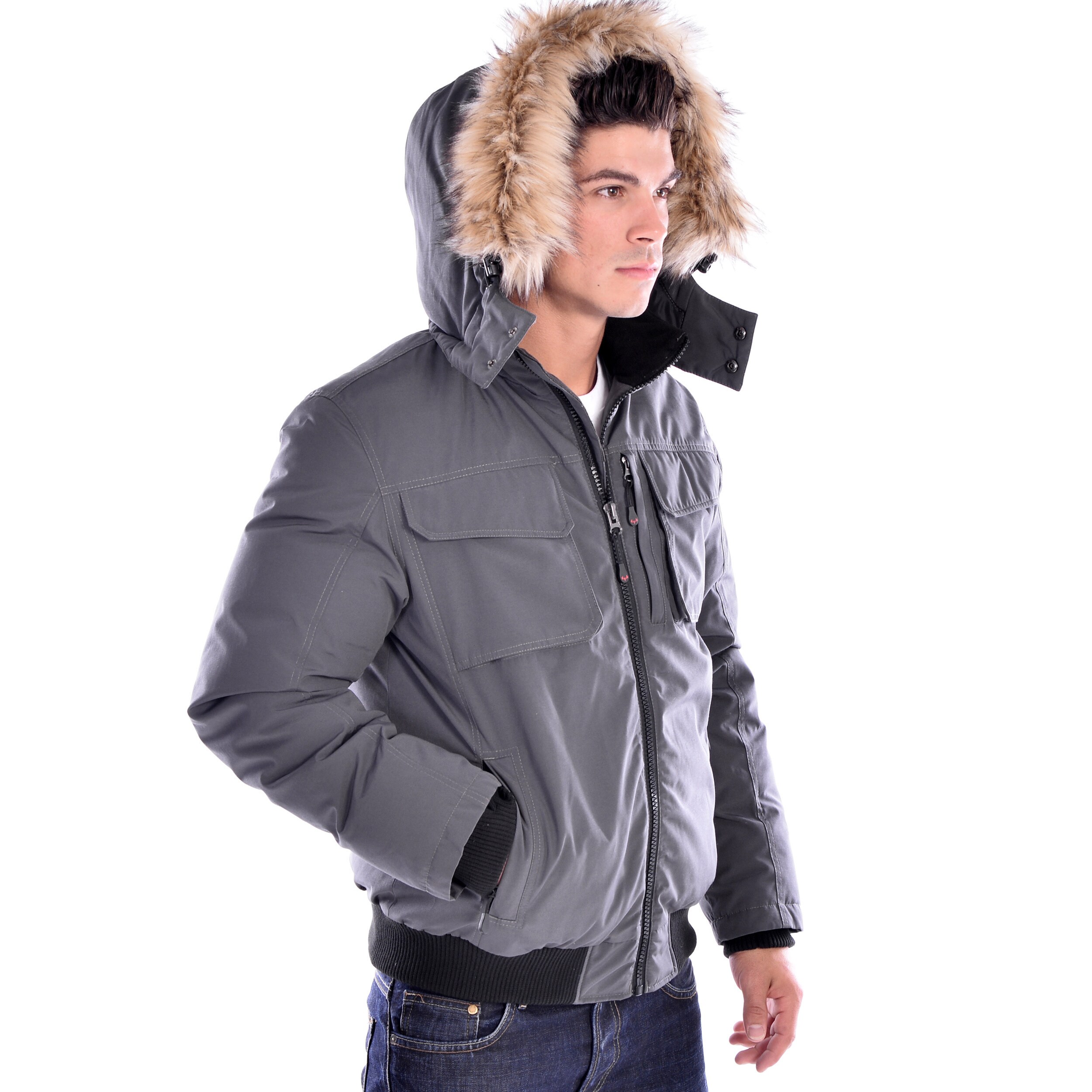 mens down filled parka coats