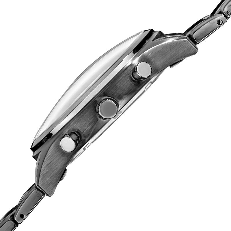 Akribos XXIV Men's Chronograph Gradient-dial Bracelet Watch