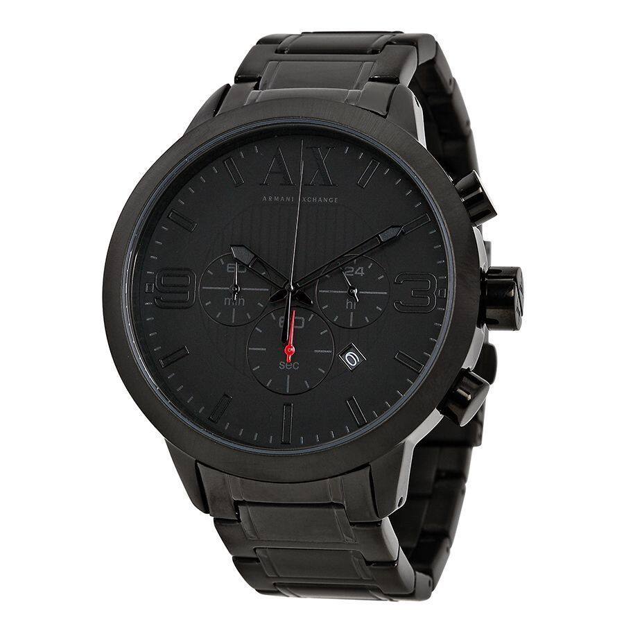 Armani Exchange Men's AX1277 Black Stainless Steel Quartz Watch