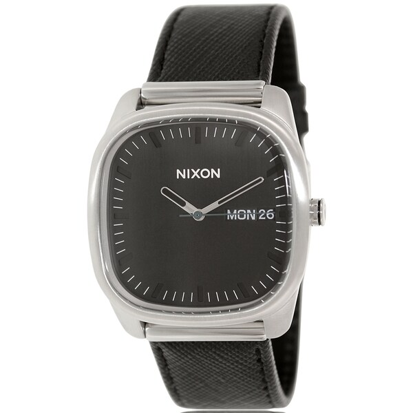 August Steiner Mens Swiss Quartz Genuine Leather Strap Watch