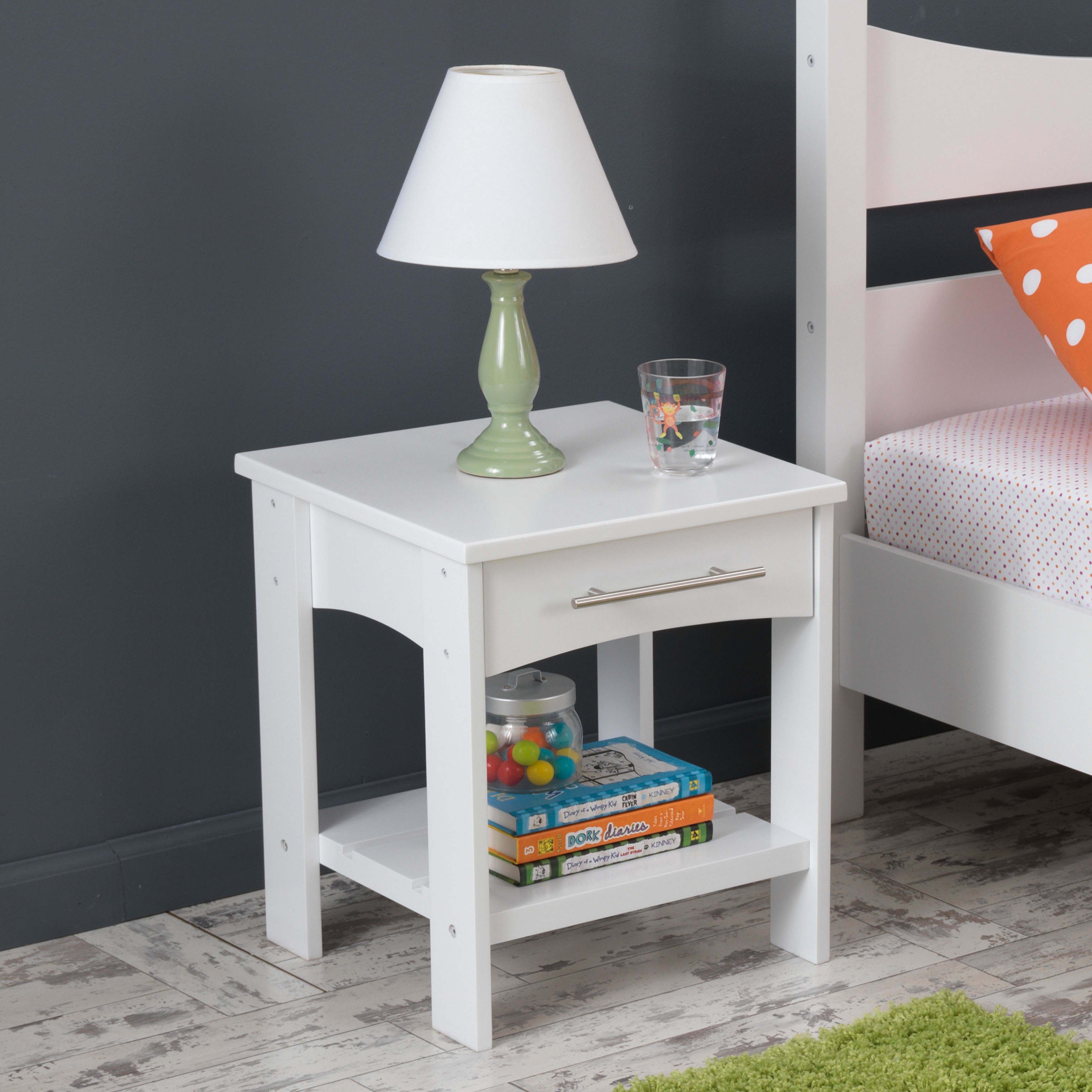 Kidkraft addison twin bed white discount