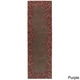 preview thumbnail 58 of 75, Rome Hand Tufted Floral Border Area Rug Brown - 2' 6" x 8' - Runner